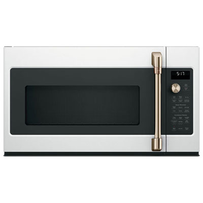 Open Box - Café Over-The-Range Convection Microwave with Air Fryer - 1.7 Cu. Ft. - Matte White - Scratch & Dent