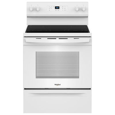 "Open Box - Whirlpool 3 Series 30"" 5.3 Cu. Ft.Self-Clean 4-Element Freestanding Electric Range (YWFES3530RW) - White - Perfect Condition"