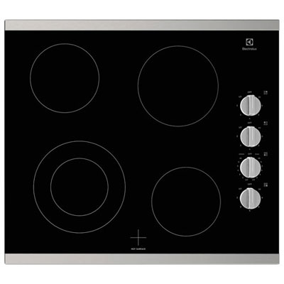 "Open Box - Electrolux 24"" 4-Element Electric Cooktop (ECCE242CAS) - Stainless Steel - Perfect Condition"