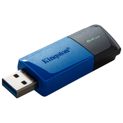 Kingston DataTraveler Exodia M 64GB USB 3.2 Flash Drive - Blue