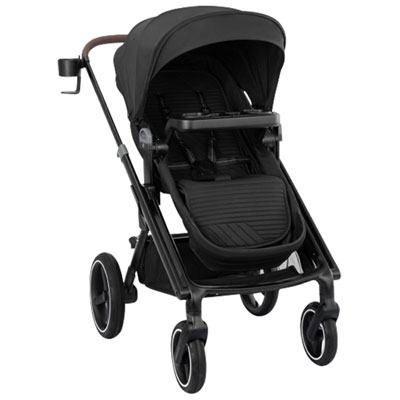 Chariot-Poussette Pleine Grandeur Transformer D'evenflo - Noir Absolu brakes, and spacious seat for my 17 month old make it feel sturdy and safe, and the giant canopy gives great