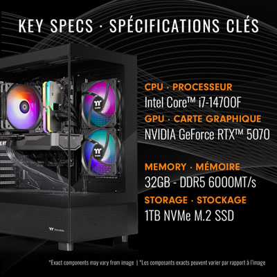 Thermaltake LCGS View Gaming PC (Intel Core i7-14700F/32GB RAM/1TB