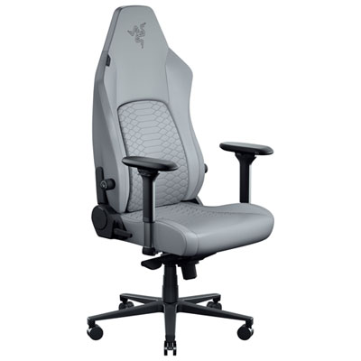 Razer Iskur V2 NewGen Ergonomic EPU Leather Gaming Chair - Light Grey