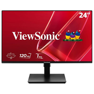 Moniteur Del Ips Hd Intégrale 120 Hz Gàg 4 Ms De 24 Po De Viewsonic (Va2448-Mhj)