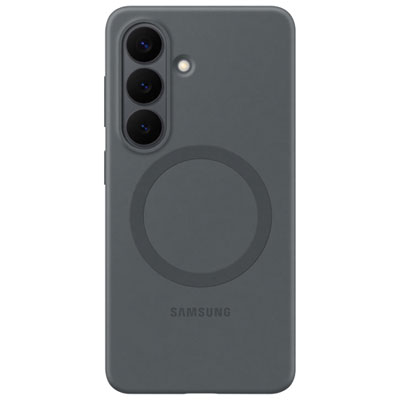 Samsung Silicone Fitted Soft Shell Case with Magnet for Galaxy S26 - Black