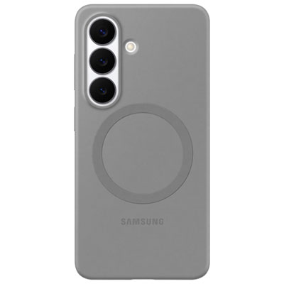 Samsung Silicone Fitted Soft Shell Case with Magnet for Galaxy S26 - Grey