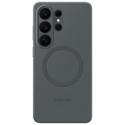 Samsung Silicone Fitted Soft Shell Case with Magnet for Galaxy S26 Ultra - Black