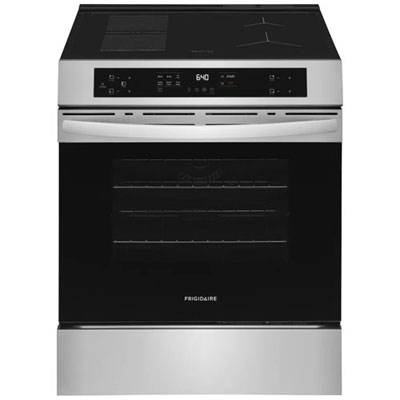 "Open Box - Frigidaire 30"" 5.3 Cu. Ft. Fan Convection Freestanding Induction Air Fry Range (FCFI308CBS) - Stainless - Scratch & Dent"