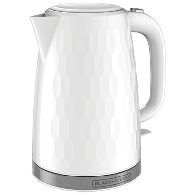 Black & Decker Honeycomb Cordless Electric Kettle - 1.7L - White I love the style! It functions great and I would highly recommend!