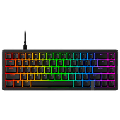 HyperX Origins 2 65 Backlit Mechanical Linear Ergonomic 65% Gaming Keyboard - Black - English
