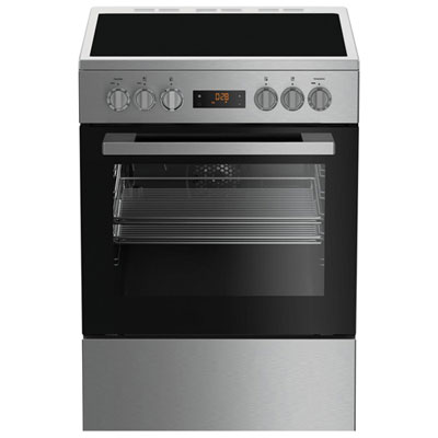 Unbranded 24" 2.5 Cu. Ft. Convection Freestanding Electric Air Fry Range (YUFE50M4SS) - Stainless Steel