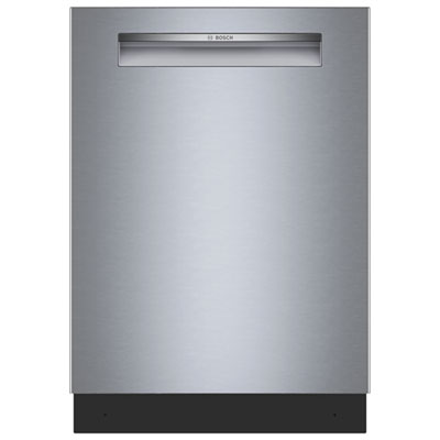 Bosch 300 Series 24" 46dB Smart Top-Control Zone Wash PureDry Dishwasher with Third Rack ENERGY STAR (SHP53EM5N) - Stainless Steel Great Dishwasher