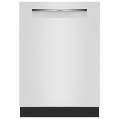 Bosch 300 Series 24" 46dB Top Control with Zone Wash PureDry 3rd Rack- Energy Star (SHP53EM2N) - White