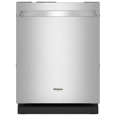 Whirlpool 24" 47dB Built-In Dishwasher with Steel Tub & Third Rack (WDTF5024SZ) - Stainless Steel