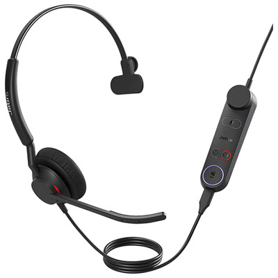 Jabra Engage 50 II On-Ear Noise Cancelling Headset with Microphone - Black