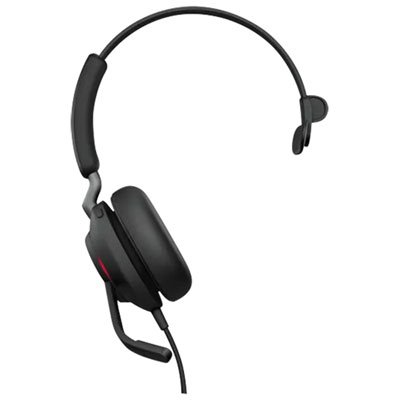 Casque D'écoute Supra-Auriculaire À Suppression Du Bruit Evolve2 40 Se De Jabra Avec Microphone - Noir