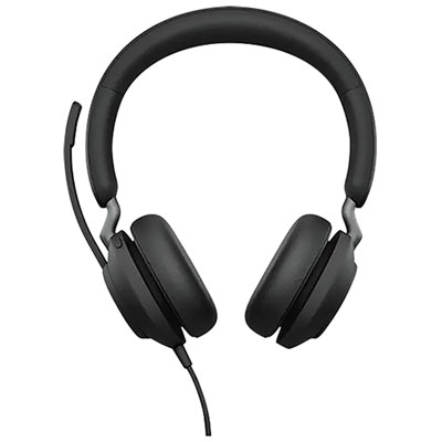Casque D'écoute Supra-Auriculaire À Isolation Sonore Evolve2 40 Se De Jabra (24189-999-799-01) - Noir