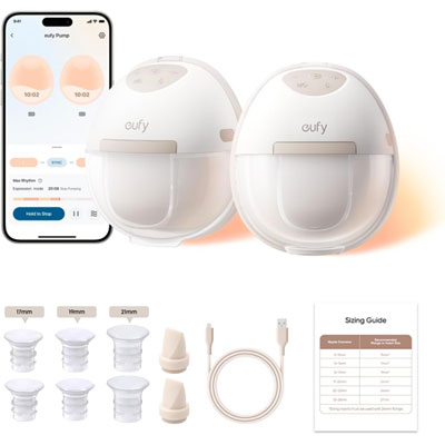 eufy E20 Wearable Hands-Free Double Electric Breast Pump