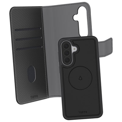 Étui Portefeuille 2-En-1 Switch De Lbt Pour Galaxy A37 - Noir