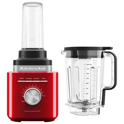 KitchenAid Pure Power 2L 1700-Watt Blender with Personal Blending Jar - Empire Red Time to say goodbye to my old blender cus I’m in love with this new KitchenAid blender!