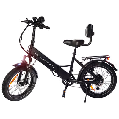 Vélo De Ville Électrique À Cadre Bas Dm800 De Delorean (Moteur 500 W/autonomie 45Km/vitesse Maximale 32 Km/h) - Noir