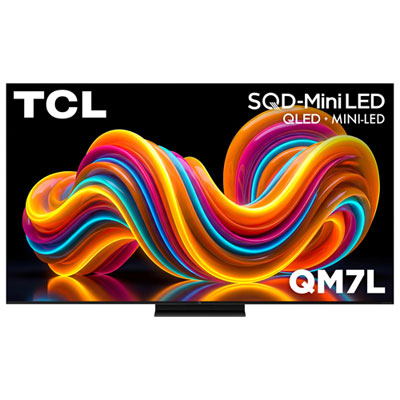 TCL 85" QM7L Series 4K UHD Dolby Vision HDR SQD-Mini LED 144Hz Dolby Atmos Bang & Olufsen Audio Google TV Smart TV (85QM7L) - 2026 Highly recommend great quality picture
