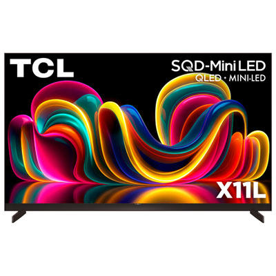 TCL 75" X11L Series 4K UHD HDR SQD Mini-LED Android Smart TV (75X11L) - 2026 The Best Mini LED money can buy