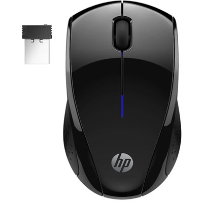 Souris Optique Sans Fil De 1600 Ppp X3000 G3 De Hp - Noir De Jais Best complement
