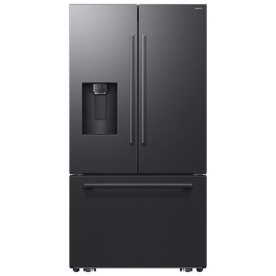 Samsung 36" 29 Cu. Ft. French Door Refrigerator with Water & Ice Dispenser (RF70H30GEEAA) - Matte Black Stainless Steel Very aesthetic, awesome features, love the color, amazed, more than satisfied!