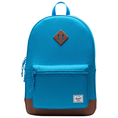 Herschel Supply Co. Heritage Youth 14" 26L Laptop Backpack - Hawaiian Surf/Saddle Brown The BEST for Kids!
