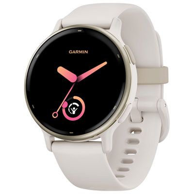 Remis À Neuf (Très Bon État) - Montre Intelligente Bluetooth De 42 Mm Vivoactive 5 De Garmin - Doré Crème Et Ivoire