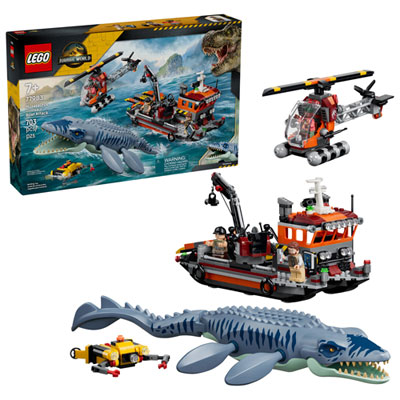LEGO Jurassic World: Mosasaurus Dinosaur Boat Attack - 703 Pieces (77983) All of our boys love legos, they are the best quality building bricks, they are designed well, tough