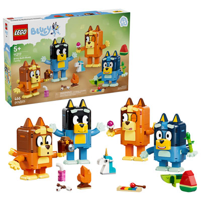 LEGO Bluey: Brick-Built Bluey Family - 466 Pieces (11217) My daughter absolutely loves playing with this set and I think it's one of the best lego sets she's had