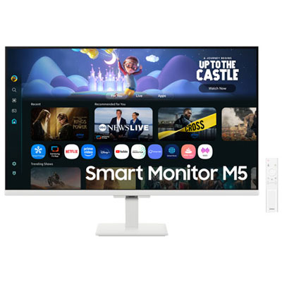 Open Box - Samsung 32" FHD 60Hz 4ms GTG VA LED Gaming Monitor (LS32FM501ENXZA) - White