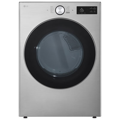 Sécheuse Électrique De Grande Capacité De 7,4 Pi³ Avec Turbo Steam Et Ai Sensor Dry De Lg (Dlex5800V) - Acier Graphite