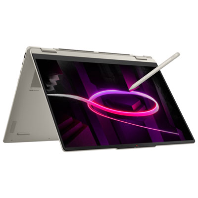 Lenovo Yoga 7a 16" Touchscreen 2-in-1 Laptop - Seashell (AMD Ryzen AI 5 430/16GB RAM/512GB SSD/Win 11 Home)