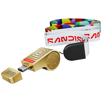 Clé Usb 3.2 De 1Re Génération 128 Go Coupe Du Monde De La Fifa 2026 De Sandisk - Doré
