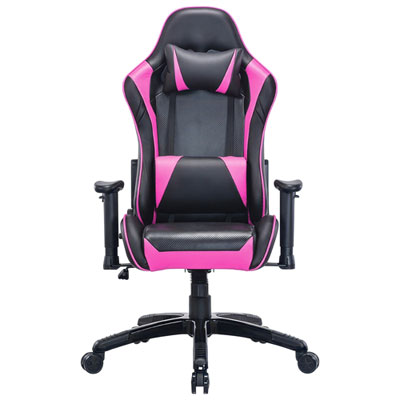 Chaise De Jeu Ergonomique À Dossier Haut En Similicuir De Tygerclaw - Rose