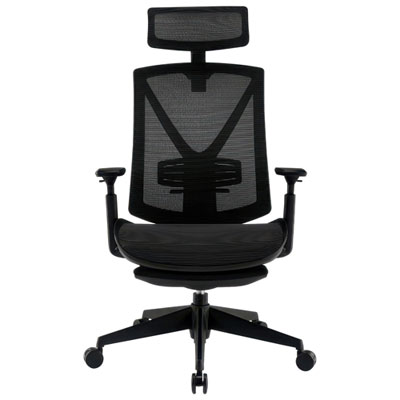 TygerClaw Ergonomic High-Back Mesh Executive Chair - Black