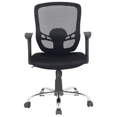 Fauteuil De Bureau Ergonomique À Dossier Mi-Hauteur En Maille De Tygerclaw (Btyfc2206N) - Noir