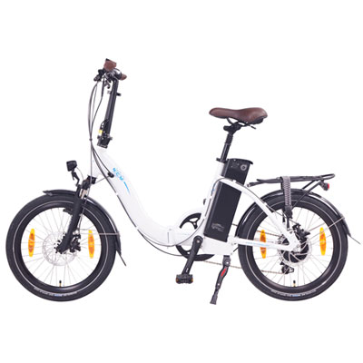 NCM Paris Folding Electric City Bike (500W Motor / 90km Range / 32km/h Top Speed) - Gloss White Best bike I ever had