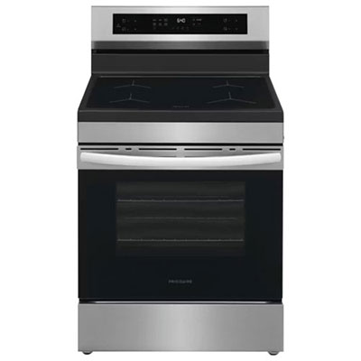 Open Box - Frigidaire 30" 5.3 Cu. Ft.Free-Standing 4-Element Induction Range (FCRI306CAS) - SS - Perfect Condition