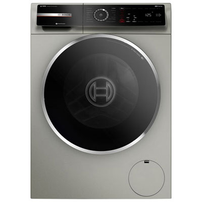 Open Box - Bosch 800 Series 2.4 Cu. Ft. High Efficiency Compact Front Load Washer - Pearl Steel - Perfect Condition