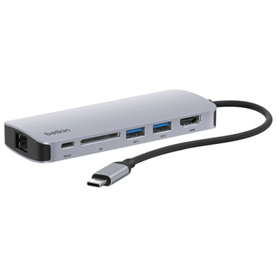 Concentrateur Multimédia 6-En-1 Avec Port Usb-C De Belkin (Avc008Fqsgy-V2) Love it!