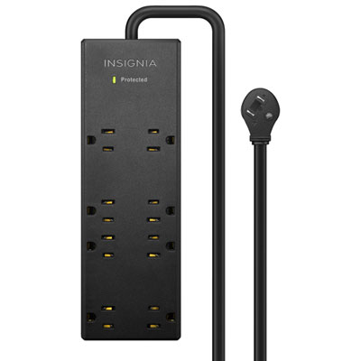 Insignia 8-Outlet Surge Protector - Only at Best Buy