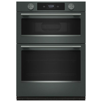 KitchenAid 30" 6.4 Cu. Ft. Combination True Convection Electric Wall Oven (KOEC930SJP) - Juniper