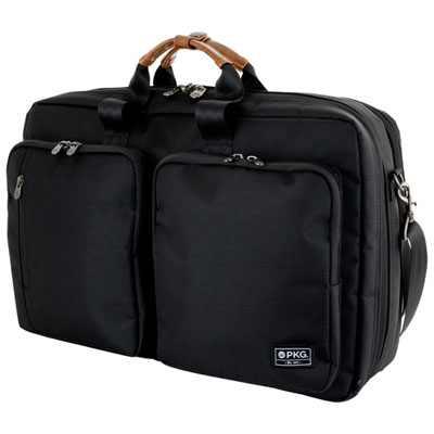 "PKG Trenton 17"" Laptop Messenger Backpack - District Black"