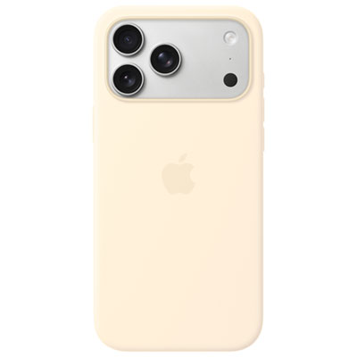 Étui Rigide Ajusté En Silicone Avec Magsafe D'apple Pour Iphone 17 Pro Max - Vanille