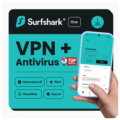 Surfshark One VPN - 1 Year - Digital Download