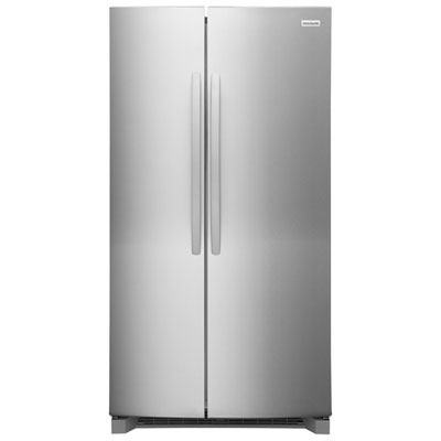 "Frigidaire 36"" 26.4 Cu. Ft. Side-By-Side Refrigerator (FRSN2610AF) - Stainless Steel"